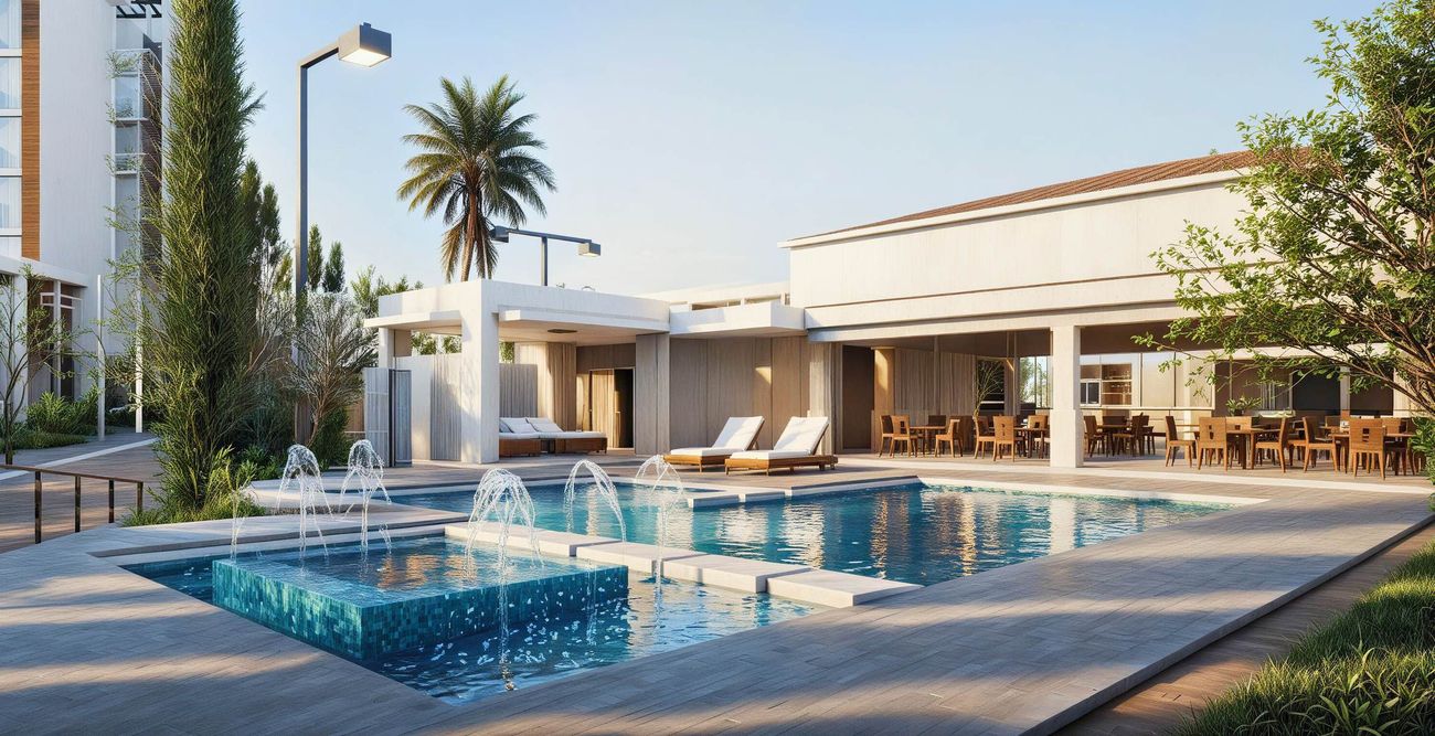 Piscina de la residencial